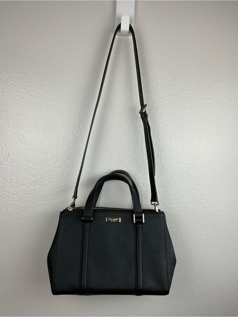 Kate Spade Newbury Lane Loden structured black‎ handbag - Picture 14 of 14